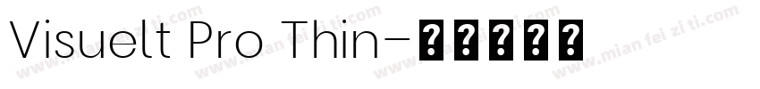 Visuelt Pro Thin字体转换